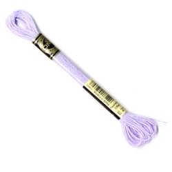 DMC Broderigarn - Nr E211 - Perlemor - Lilla - 8 m.