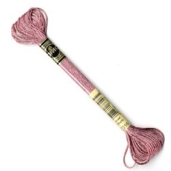 DMC Broderigarn - Nr E316 - Metallic Pink Amethyst - 8 m.