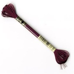 DMC Broderigarn - Nr E3685 - Metallic Rosewood - 8 m.