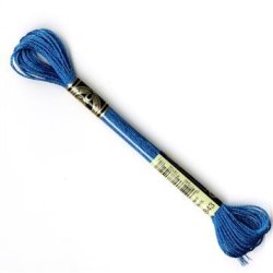 DMC Broderigarn - Nr E3843 - Metallic Light Blue Sapphire - 8 m.