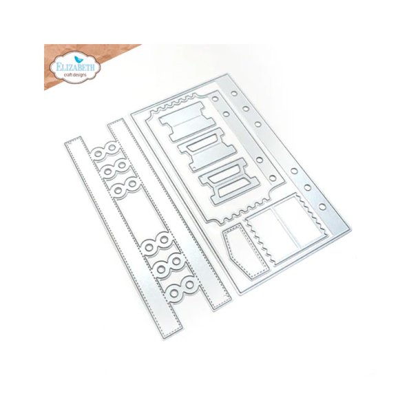 Elizabeth Craft Designs - Dies - Sidekick Essentials 30 - Basepage with ticket