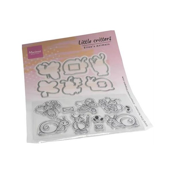 Marianne Design - Stempel   Dies "Elines Animals - Little Critters"- smdyr - EC0200