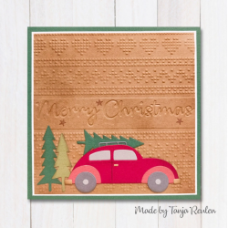 Nellie Snellen - Embossing Folder - Merry Christmas