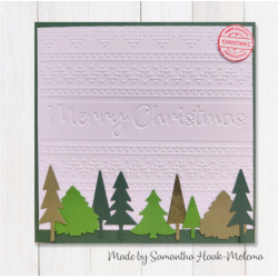 Nellie Snellen - Embossing Folder - Merry Christmas
