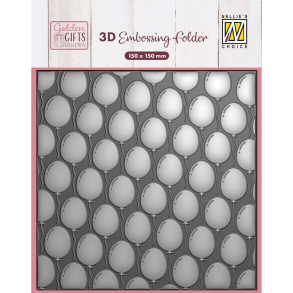 Nellie Snellen - 3D embossingfolder - Balloons / Balloner