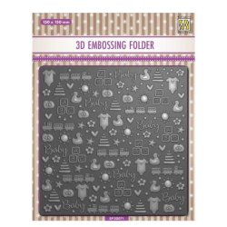 Nellie Snellen - Embossing - Baby- 3D - EF3DO71