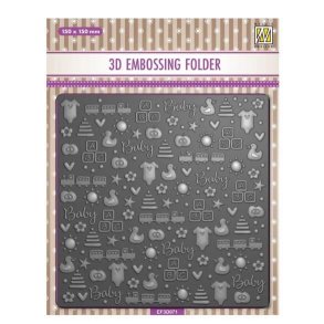 Nellie Snellen - Embossing - Baby- 3D - EF3DO71