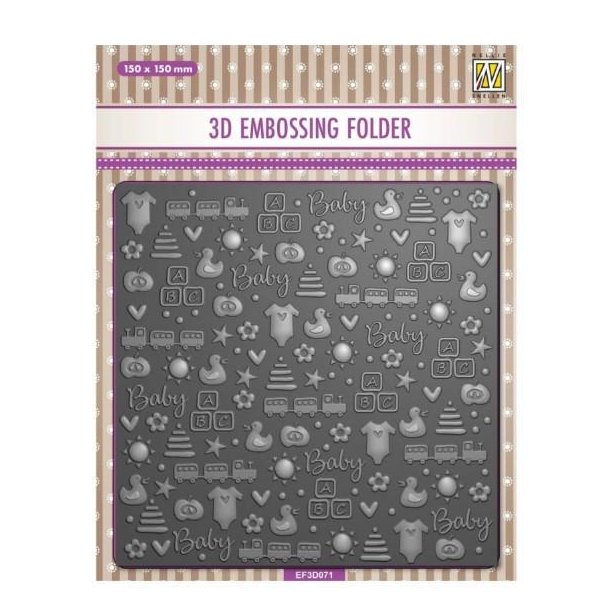 Nellie Snellen - Embossing - Baby- 3D - EF3DO71