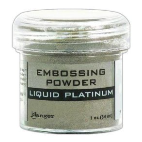 Ranger Embossing Pulver - Liquid Platinum