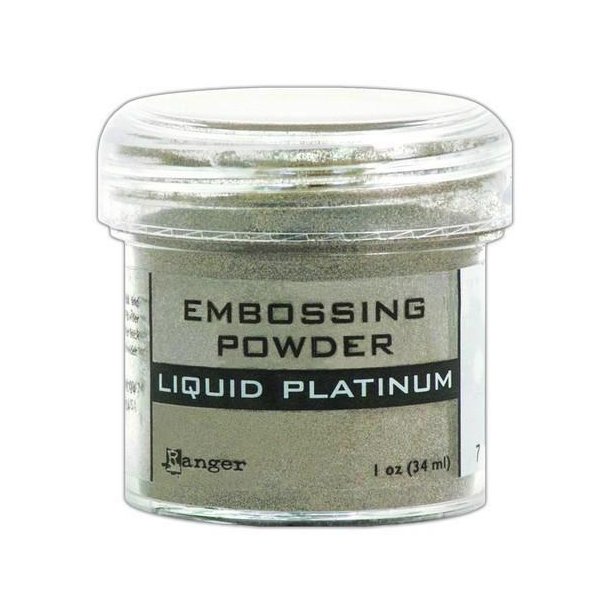 Ranger Embossing Pulver - Liquid Platinum