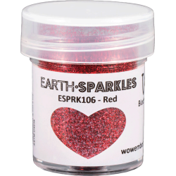 WOW! Embossing Powder - Earth Sparkles - Glitter Red