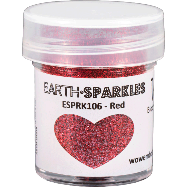 WOW! Embossing Powder - Earth Sparkles - Glitter Red