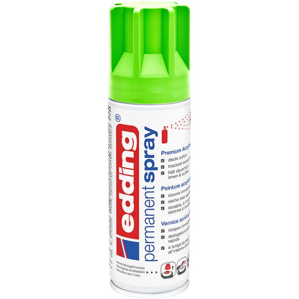 Edding - Spray - Neon Grn - 200 ml.