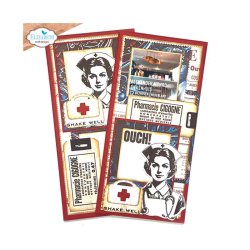 Elizabeth Craft Designs - Die - Planner - Favorite Humans Dies Page Pocket Page Fillers 3 - Full Size