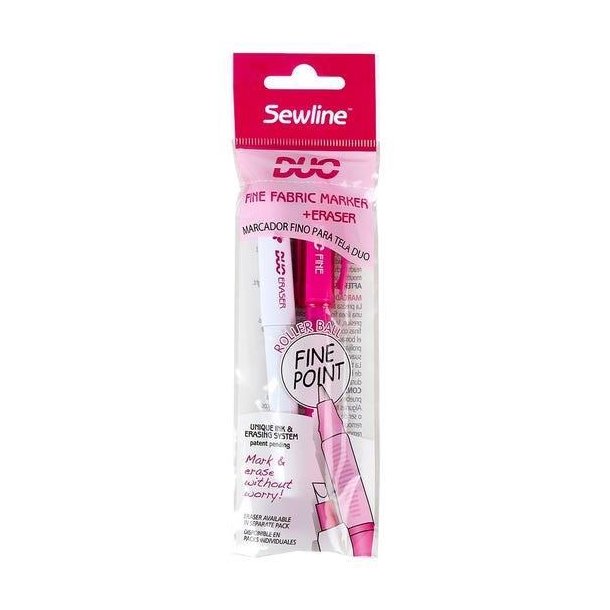 Sewline - Duo - Fine Fabric Marker + Eraser