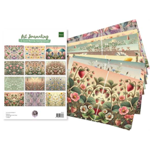 Marianne Design - Blok A4 - Art Journaling set - by Fairybells / Spejlvendeligt designpapir