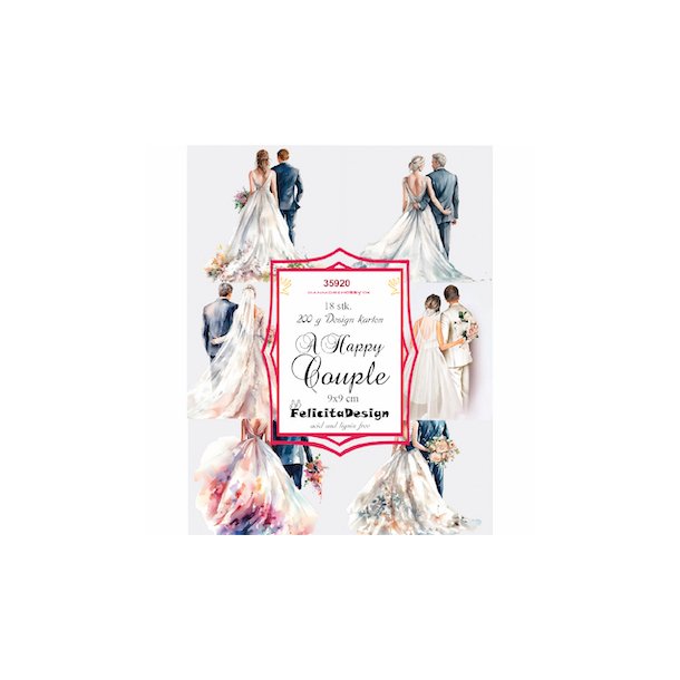 Felicita Design - Toppers - A happy couple - Brudepar