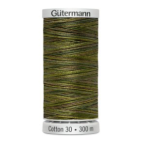 Gtermann - Quiltetrd - Sulky Cotton 30 - 300 m - Grn Multifarvet 4020