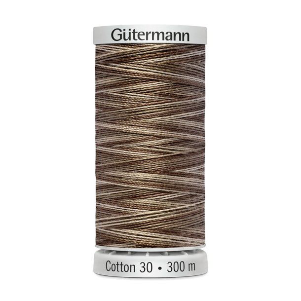 Gtermann - Quiltetrd - Sulky Cotton 30 - 300 m - Multifarvet Brun 4036
