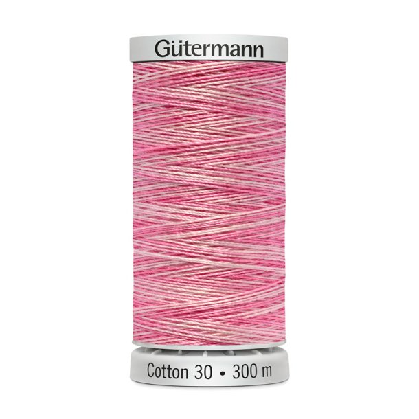 Gtermann - Quiltetrd - Sulky Cotton 30 - 300 m - Multifarvet Lyserd 4046