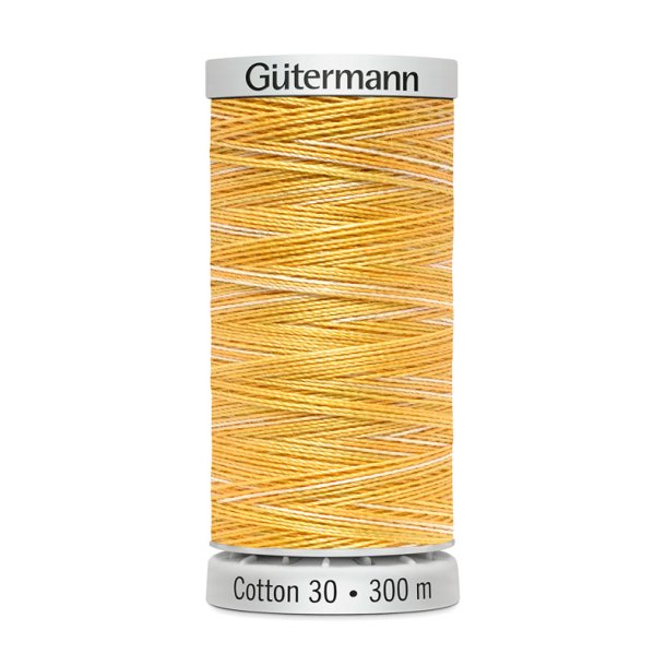 Gtermann - Quiltetrd - Sulky Cotton 30 - 300 m - Multifarvet Gul 4057