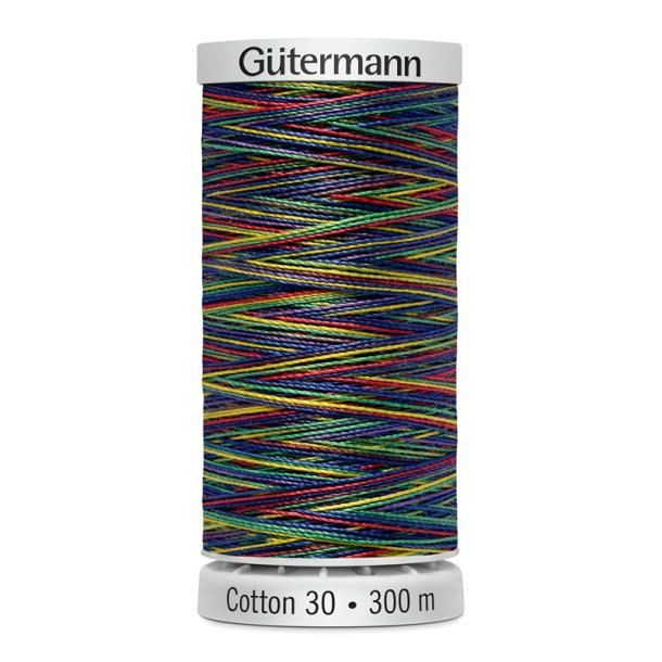 Gtermann - Quiltetrd - Sulky Cotton 30 - 300 m - Multifarvet 4106