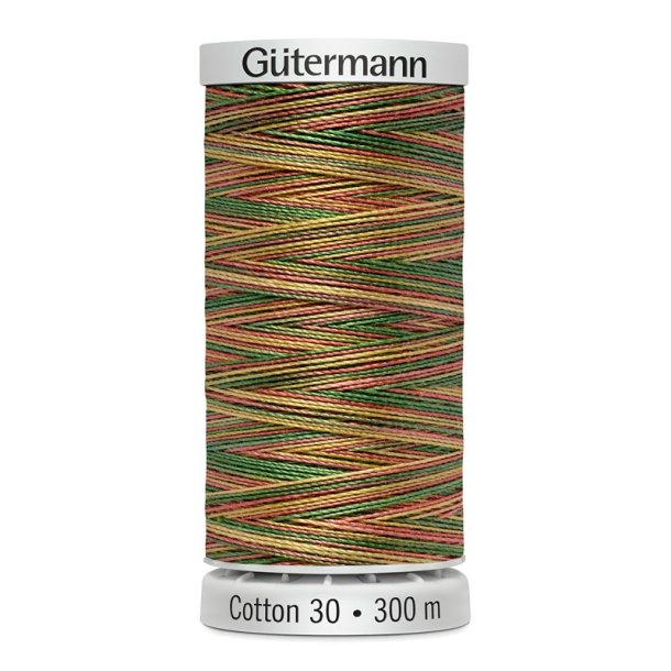 Gtermann - Quiltetrd - Sulky Cotton 30 - 300 m - Multifarvet 4107