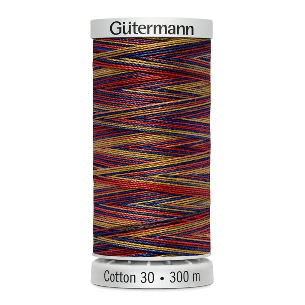Gtermann - Quiltetrd - Sulky Cotton 30 - 300 m - Multifarvet 4108