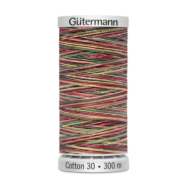 Gtermann - Quiltetrd - Sulky Cotton 30 - 300 m - Multifarvet 4112