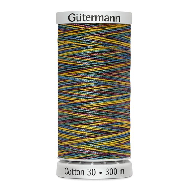 Gtermann - Quiltetrd - Sulky Cotton 30 - 300 m - Multifarvet 4113