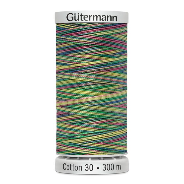 Gtermann - Quiltetrd - Sulky Cotton 30 - 300 m - Multifarvet 4115