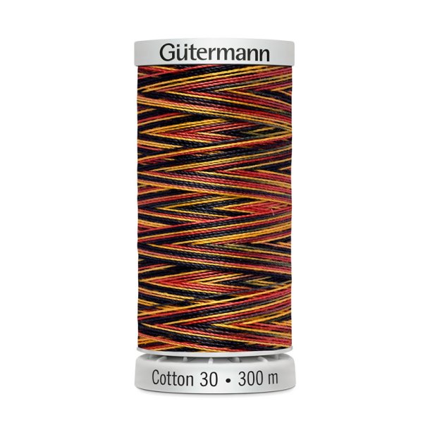 Gtermann - Quiltetrd - Sulky Cotton 30 - 300 m - Multifarvet 4117