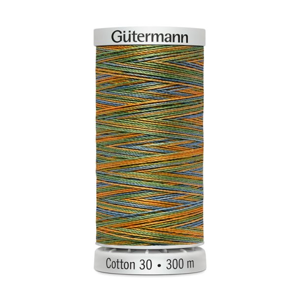 Gtermann - Quiltetrd - Sulky Cotton 30 - 300 m - Multifarvet 4118