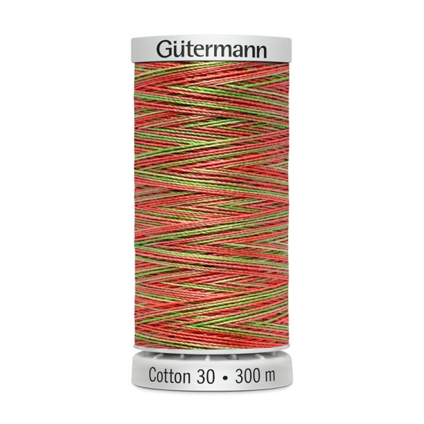 Gtermann - Quiltetrd - Sulky Cotton 30 - 300 m - Multifarvet 4122