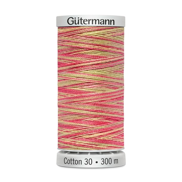 Gtermann - Quiltetrd - Sulky Cotton 30 - 300 m - Multifarvet 4127