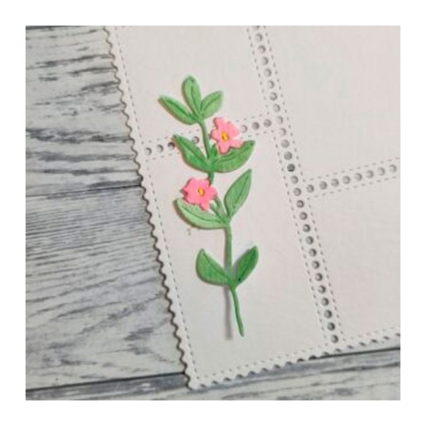 Gummiapan - Die - Blomster og Blade