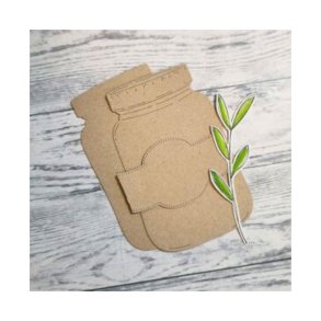 Gummiapan - Die - Stor Glaskrukke