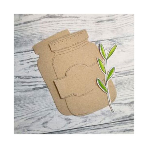 Gummiapan - Die - Stor Glaskrukke