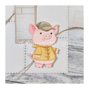 Gummiapan - Die - Jakke og Kasket til Gris