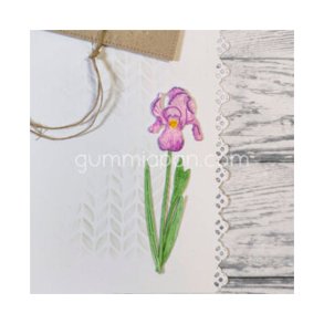 Gummiapan - Die - Iris Blomst