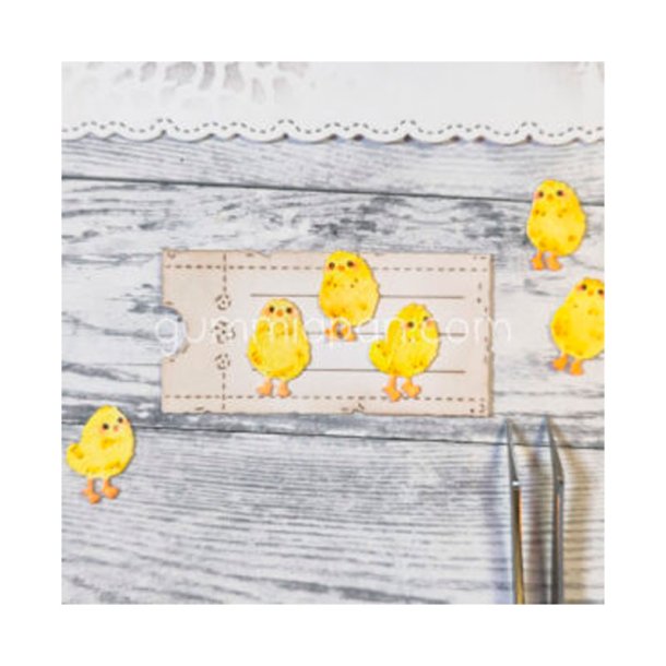 Gummiapan - Die - 3 Sm� Kyllinger