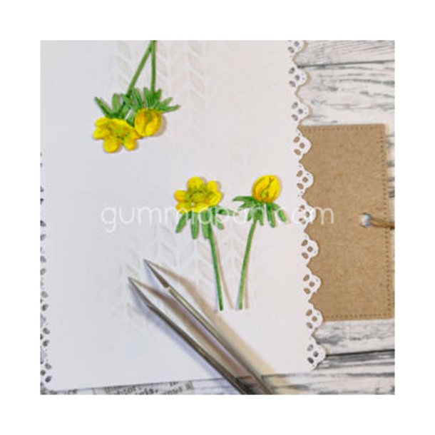 Gummiapan - Die - Vinter Blomst