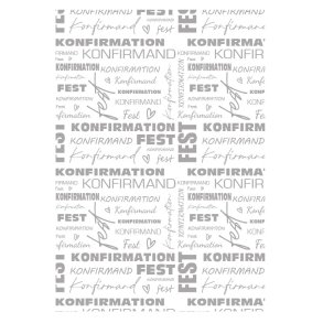 Gavlhusets Design - Kortbase - Konfirmation - Gr