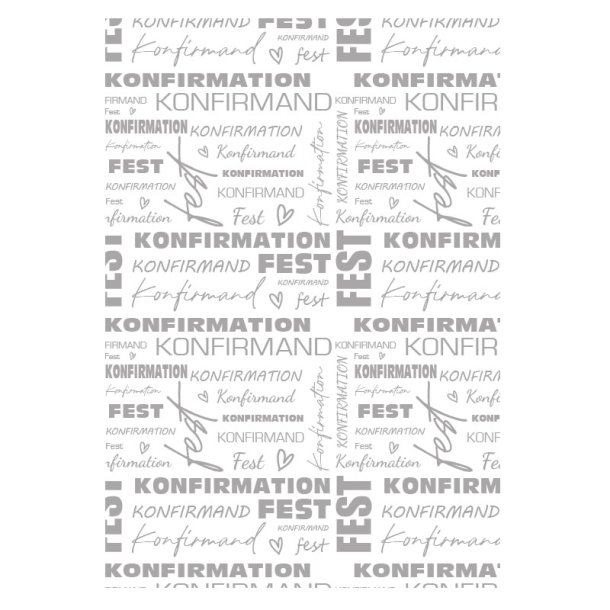 Gavlhusets Design - Kortbase - Konfirmation - Gr