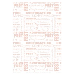 Gavlhusets Design - Kortbase - Konfirmation - Lotus