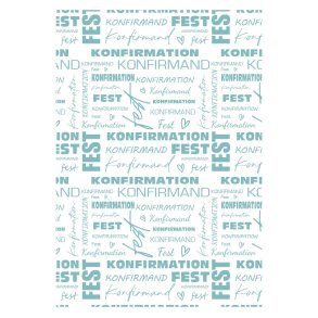 Gavlhusets Design - Kortbase - Konfirmation - Bl