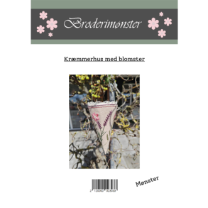 Gavlhusets Design - Broderimnster - Krmmerhus med blomster