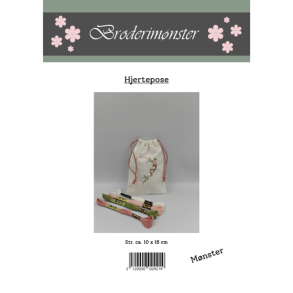 Gavlhusets Design - Broderimnster - Hjerte pose