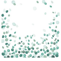 Gavlhusets Design - Papir - Grnne blade