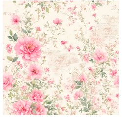 Gavlhusets Design - Papir - Roser - lyserd